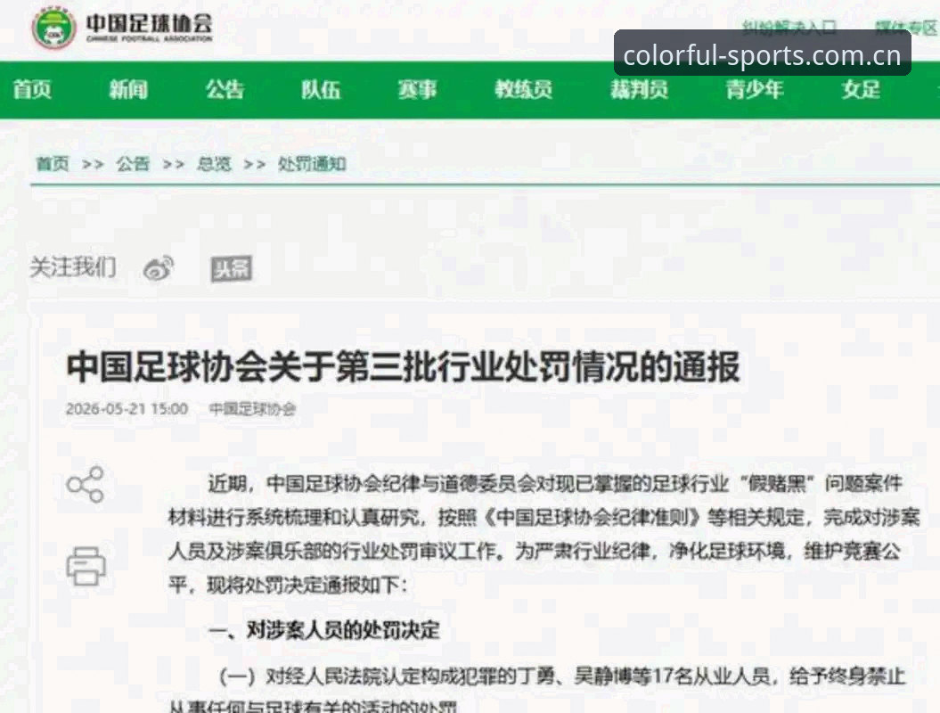揭秘中国足协第三批禁足名单背后的足球腐败真相